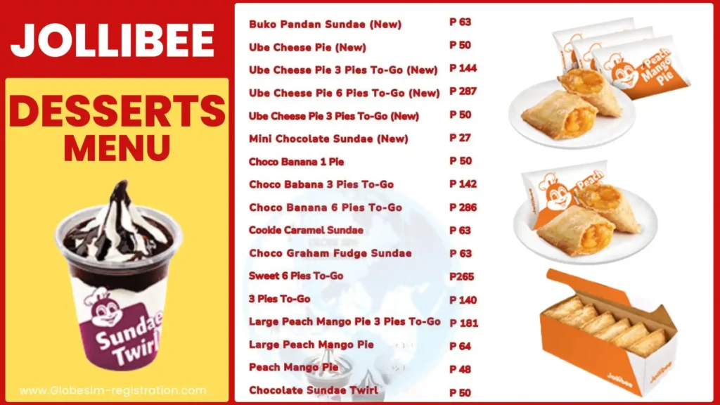 Jollibee Desserts