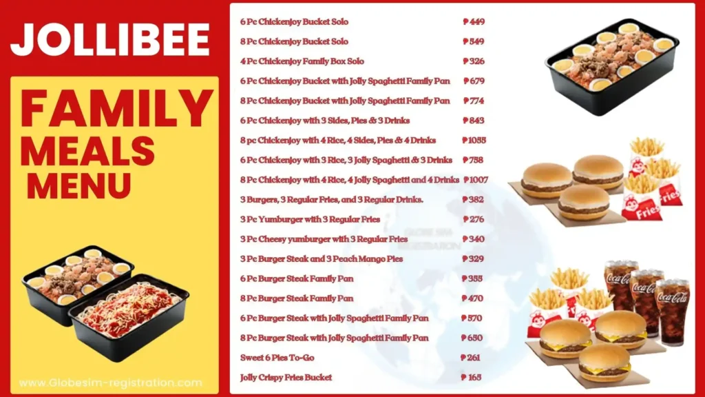 Jollibee Family Meal