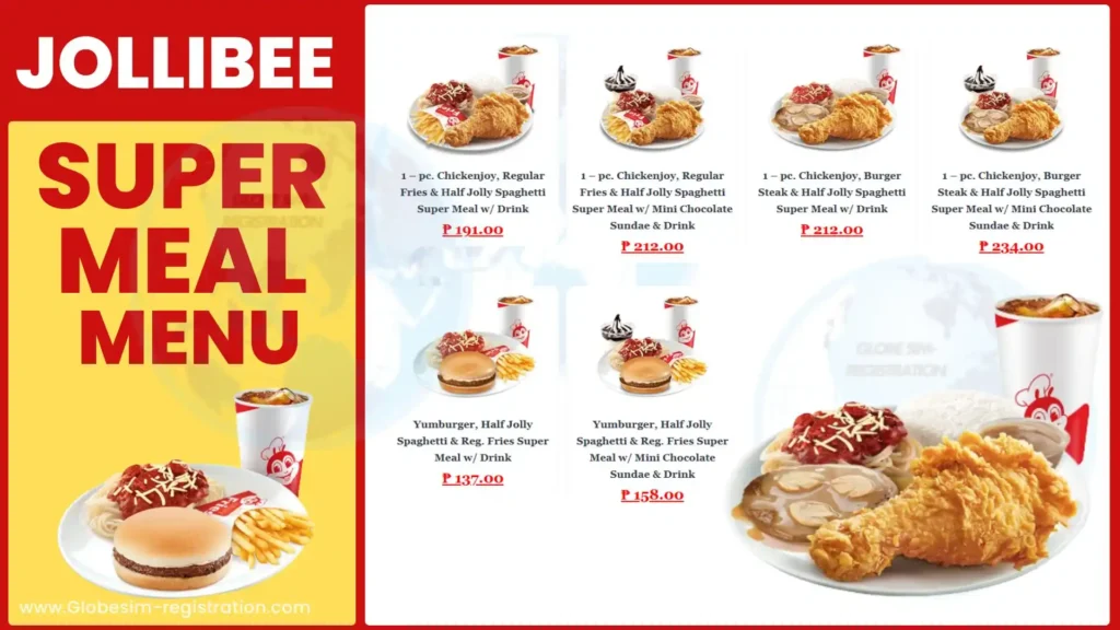 Jollibee Super Meal